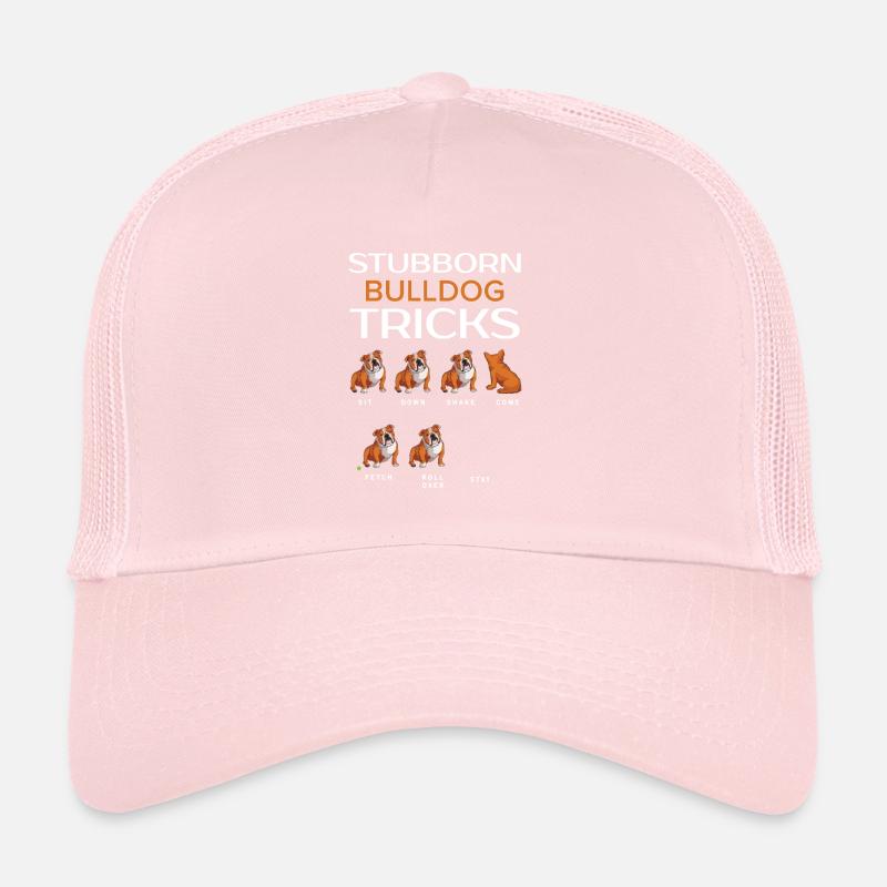 Stubborn Bulldoge Tricks Lustiges Hund Geschenk Trucker Cap