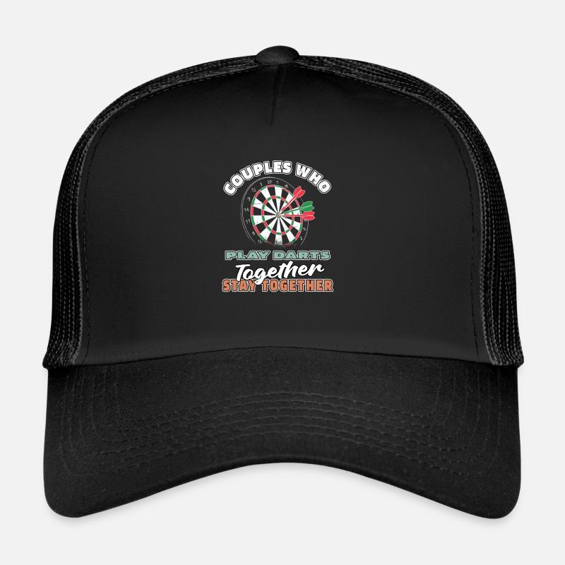 Darts Darts Player Pair Trucker Cap