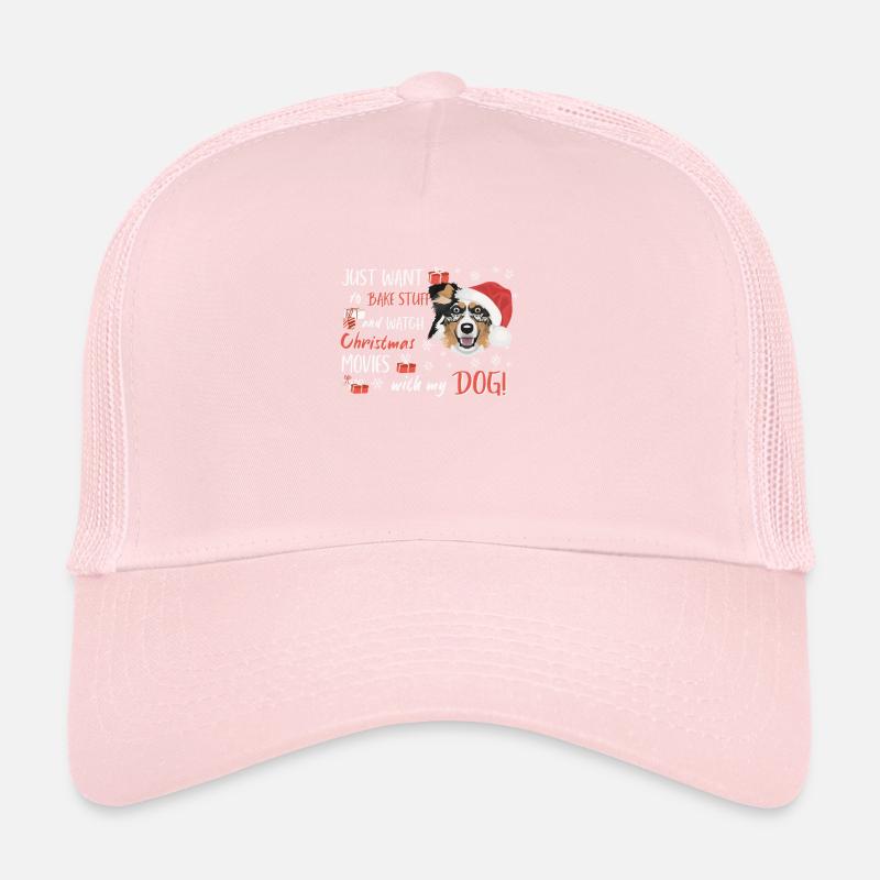 Berger australien Joyeux Noël Casquette trucker 