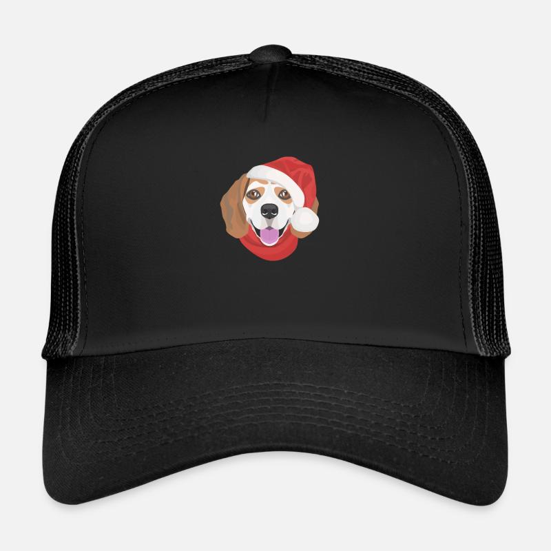 Beagle Joyeux Noël Casquette trucker 