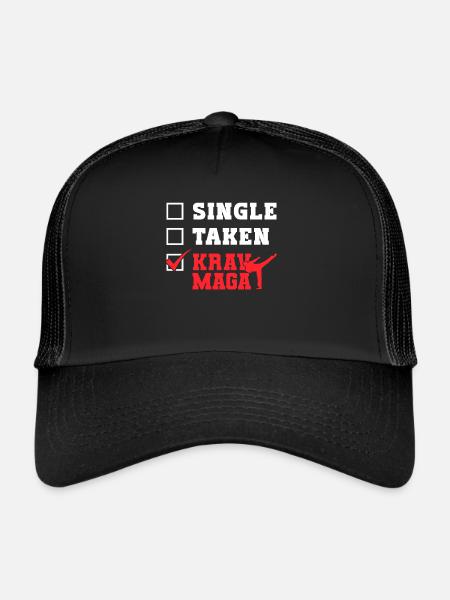 Krav Maga Apparel Israeli Self - Trucker Cap - black/black - Front
