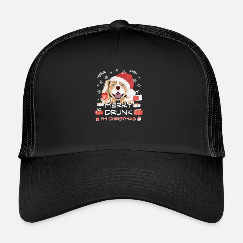 King Charles Spaniel Weihnachtsmarkt Trucker Cap