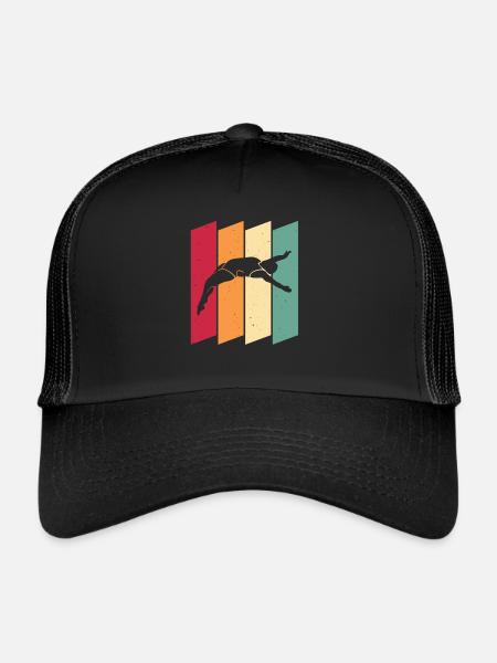 Diving Divers - Trucker Cap - black/black - Front