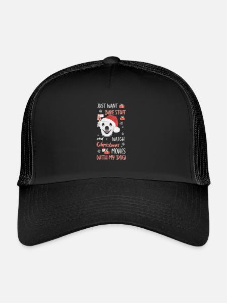 Chihuahua Joyeux Noël - Casquette trucker  - noir/noir - Devant