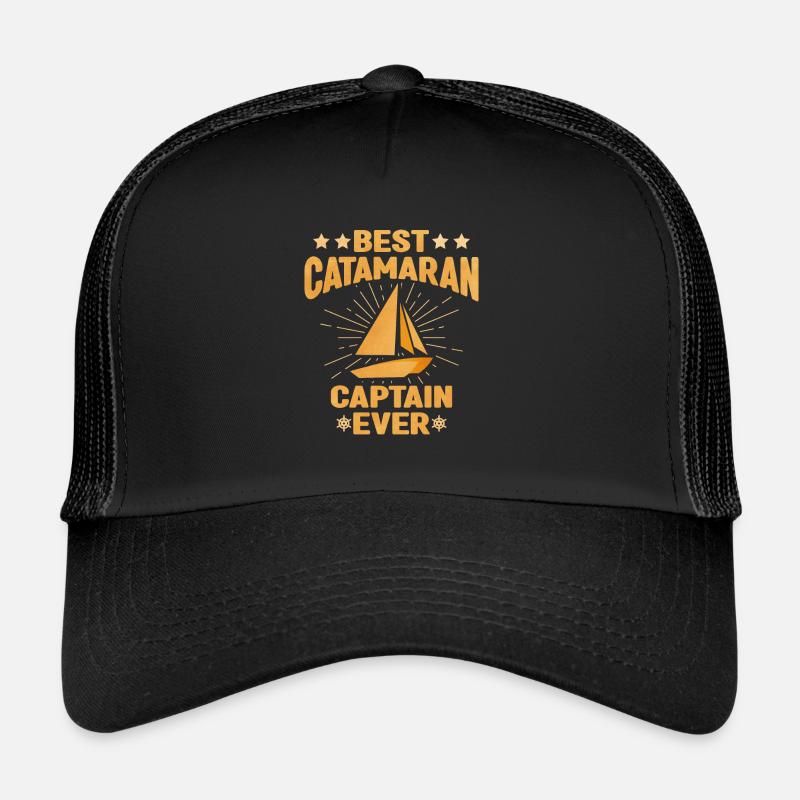 Catamaran - Casquette trucker  - noir/noir