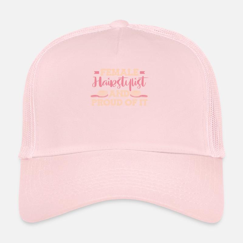 Coiffeuse Coiffeuse Femme Casquette trucker 