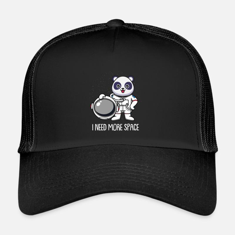 Großer Panda Pandabär Astronaut Trucker Cap