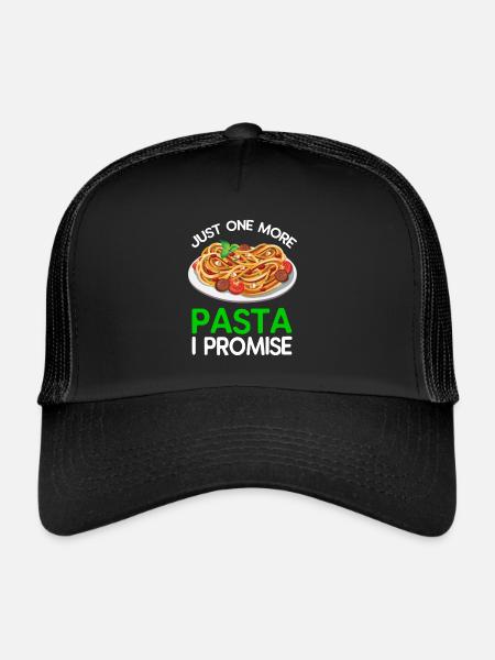 Encore une pâte, promise - Casquette trucker  - noir/noir - Devant