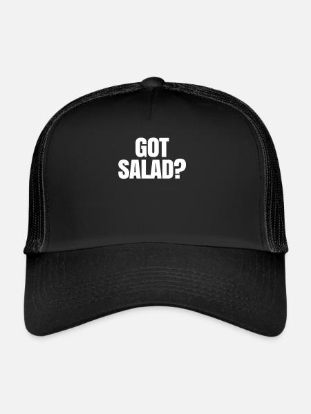 Salade - Casquette trucker  - noir/noir - Devant
