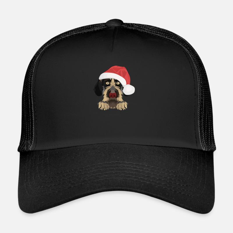 German Wirehair Joyeux Noël Casquette trucker 