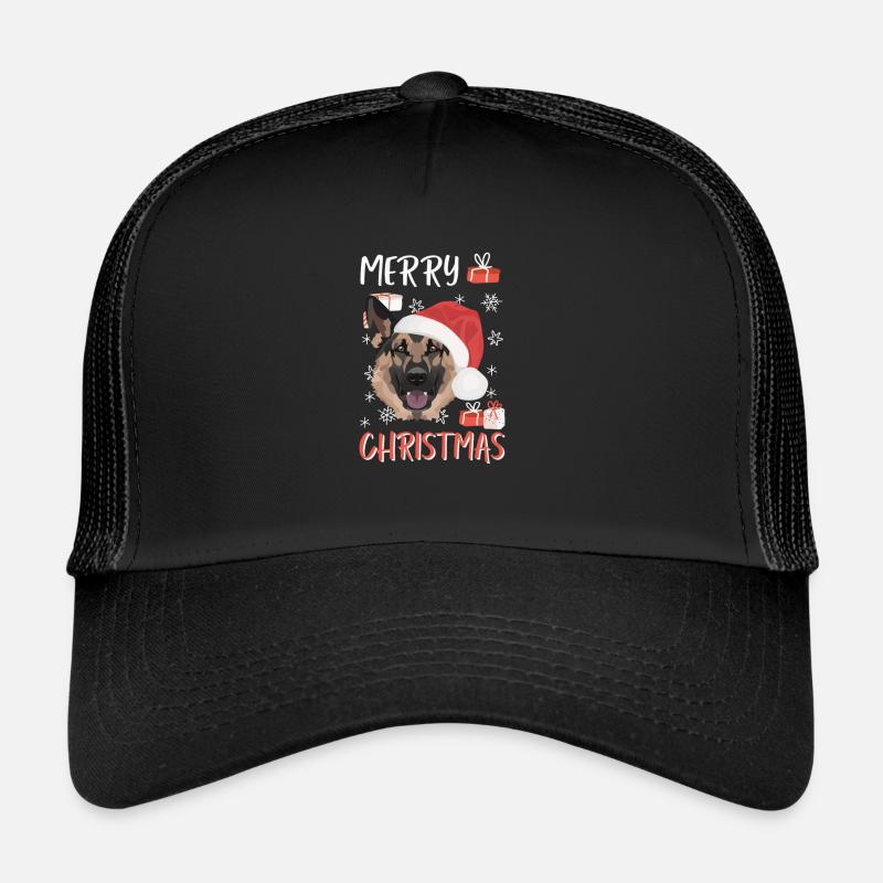 Berger allemand Joyeux Noël Casquette trucker 