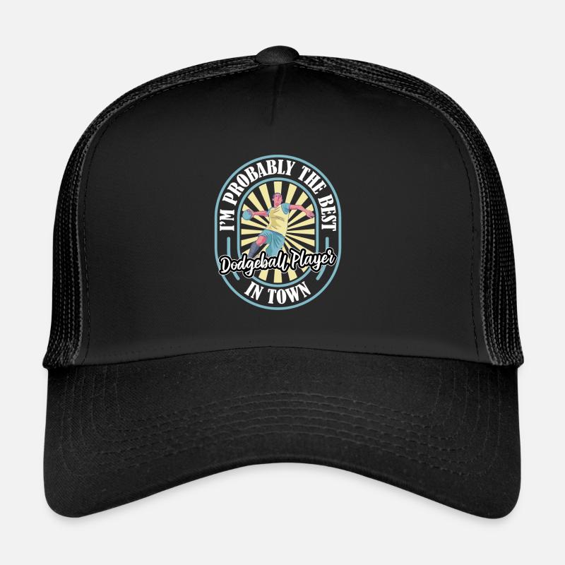 Dodgeball Humor Trucker Cap