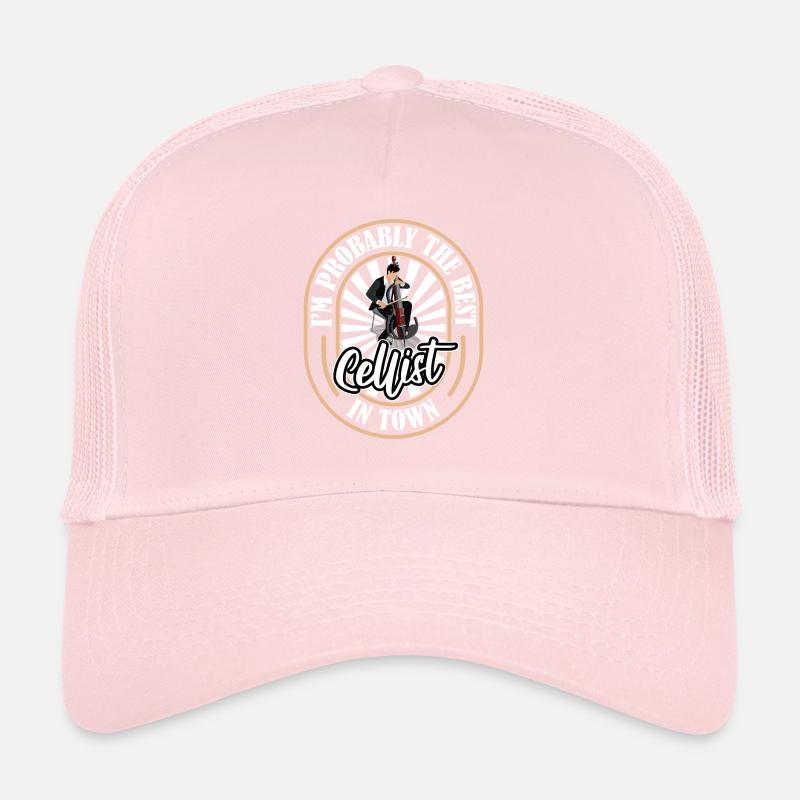 Cello Cellist Humor Trucker Cap