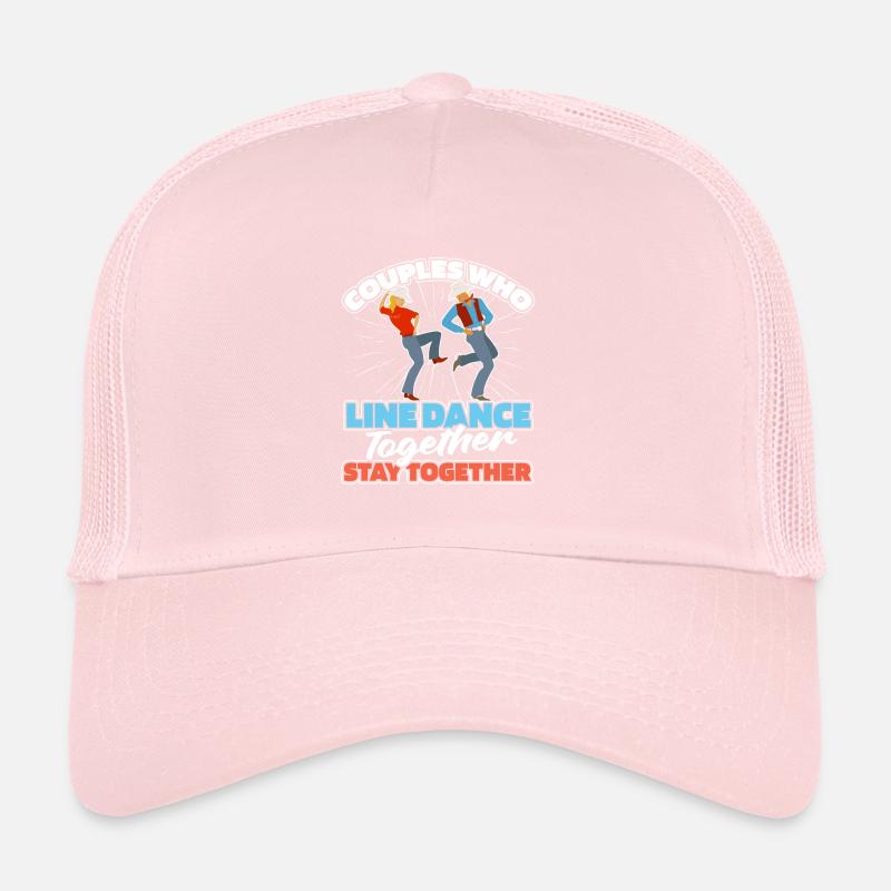 Line Dance Couple Trucker Cap