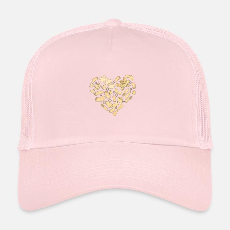 Pâtes coeur Pâtes Pâtes Casquette trucker 