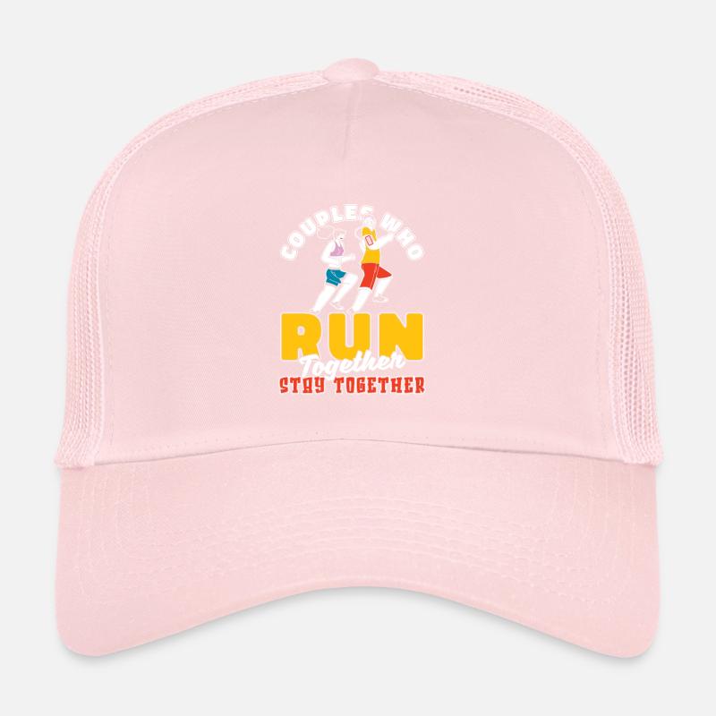 Läufer Jogger Runner Laufen Paar Trucker Cap