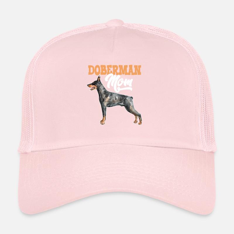 Doberman Chien Doberman Maman Casquette trucker 