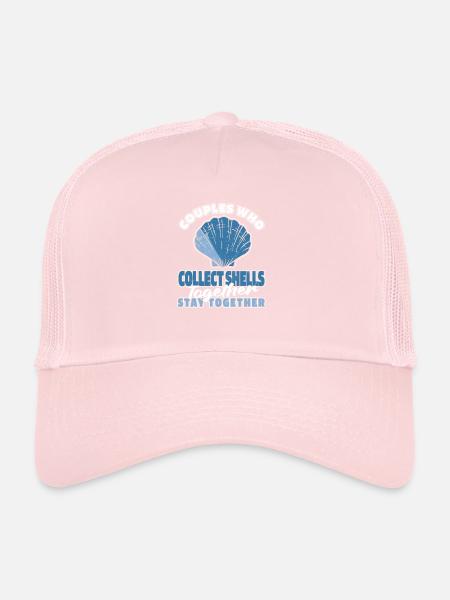 Shell pair - Trucker Cap - pale pink - Front