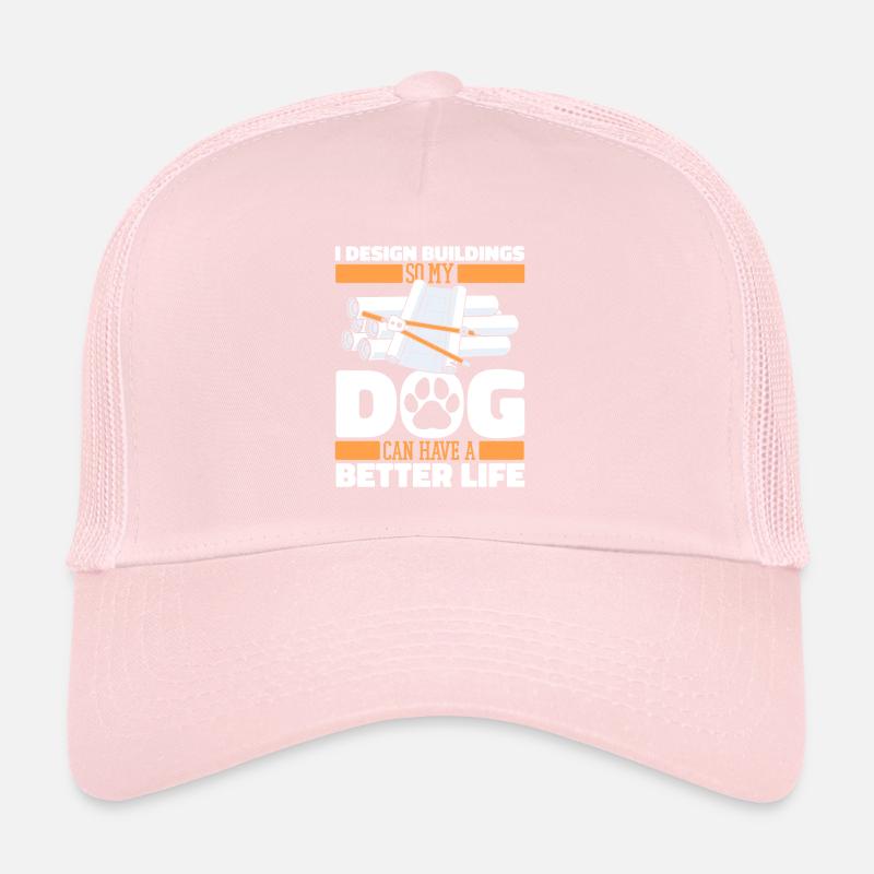 Architect Architecture Dog Trucker Cap