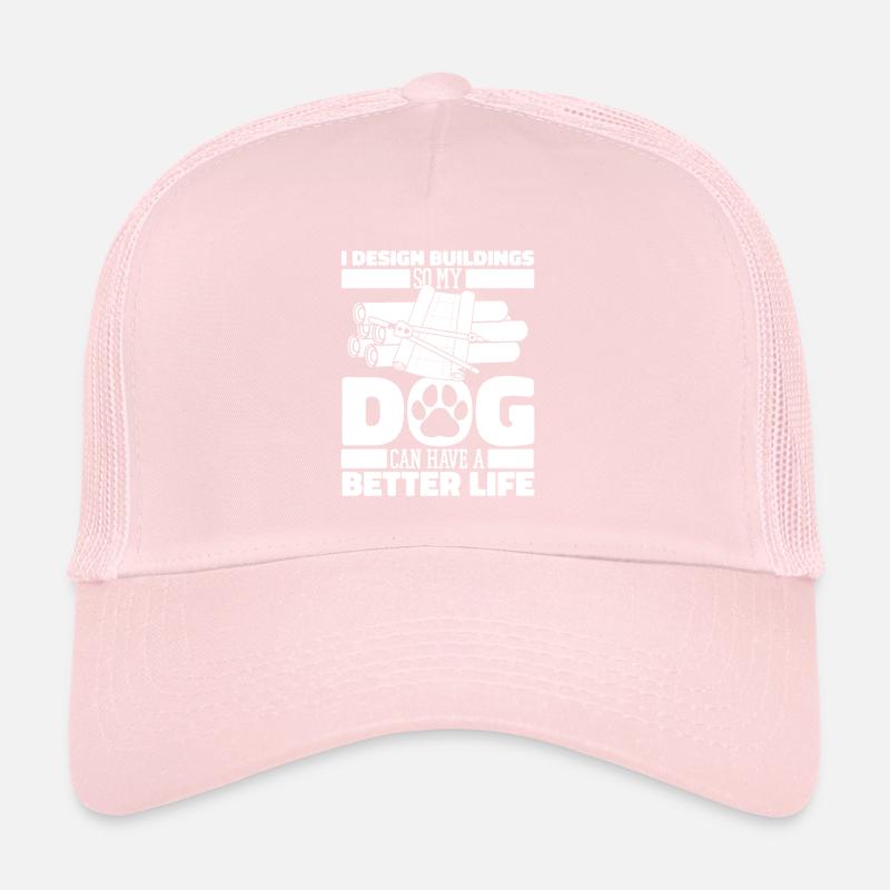 Architect Architecture Dog Trucker Cap
