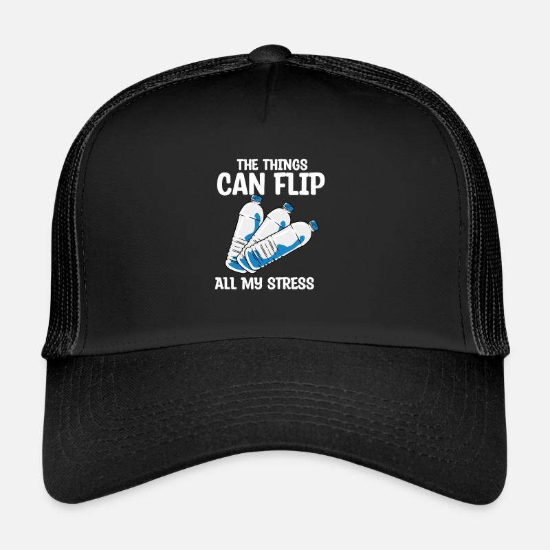 Water Bottle Flipping Flaschendrehen Trucker Cap