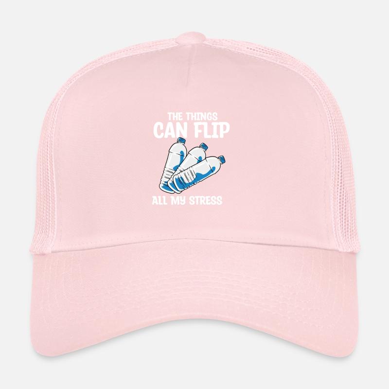 Bouteille d’eau Retournant la bouteille Casquette trucker 