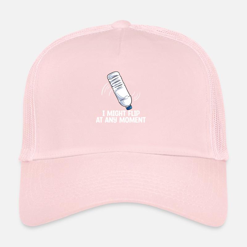 Bouteille d’eau Retournant la bouteille Casquette trucker 