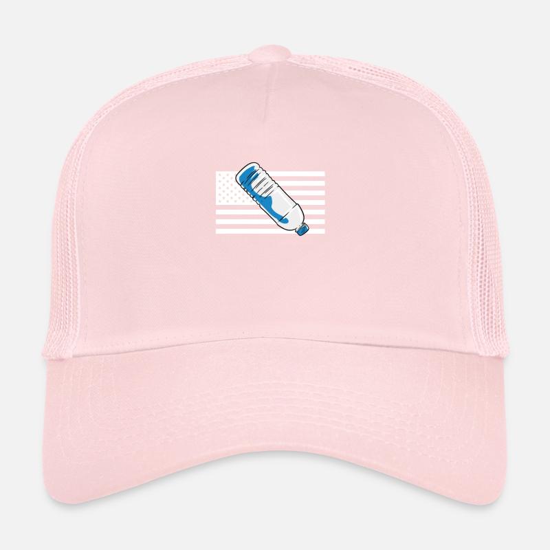 Bouteille d’eau Retournant la bouteille Casquette trucker 