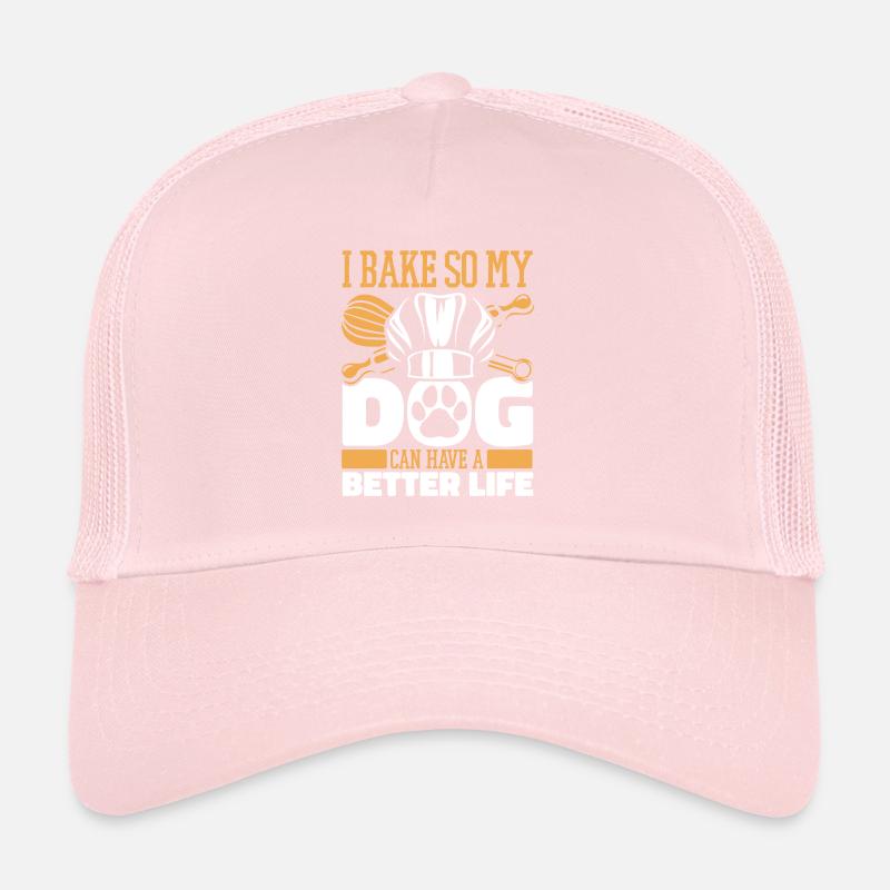 Baking Baker Bakery Dog Casquette trucker 