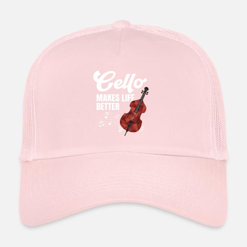 Cello Lustiges Geschenk Viola Trucker Cap