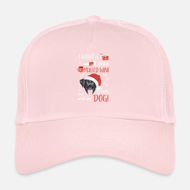 Labrador mulled wine Christmas Trucker Cap