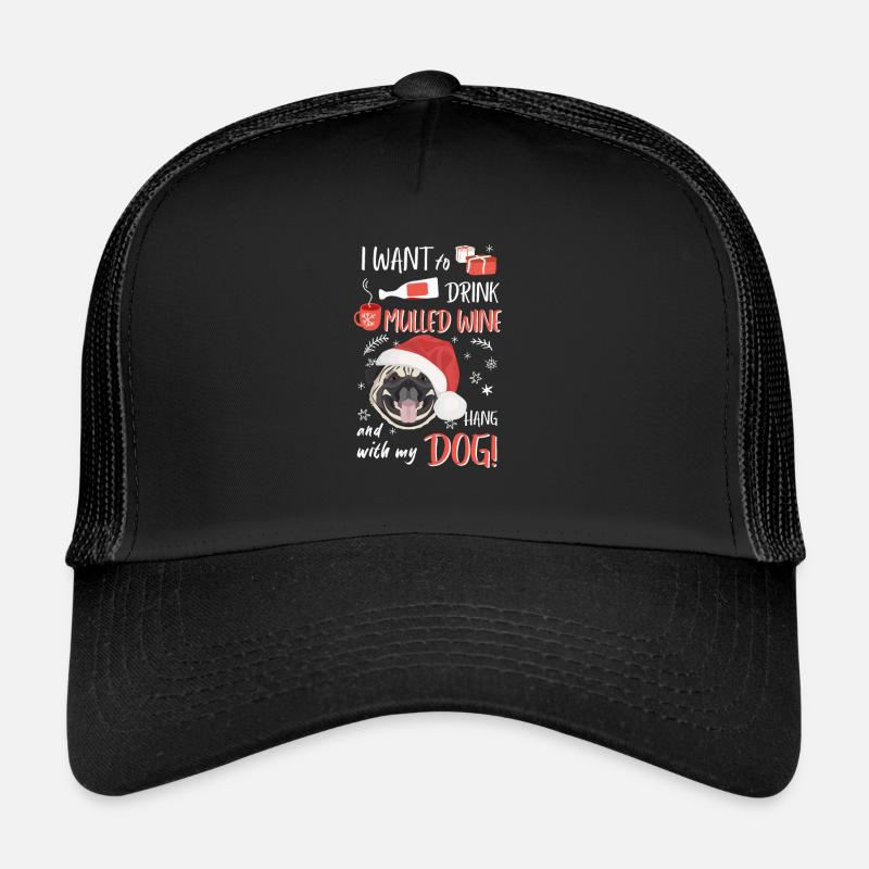 Carlin Vin chaud Noël Casquette trucker 