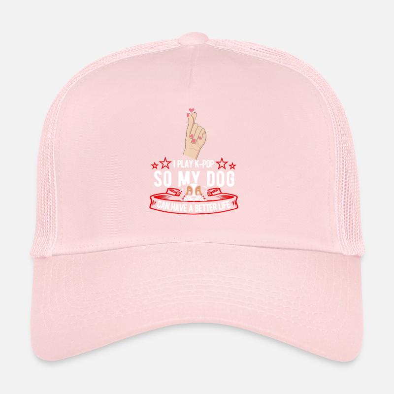 K Pop Kpop Chien pop coréen Casquette trucker 
