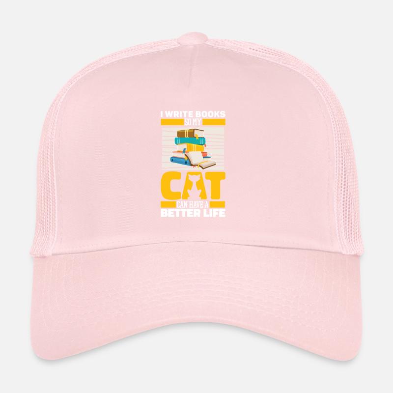 Ecrivain Auteur Chat Casquette trucker 