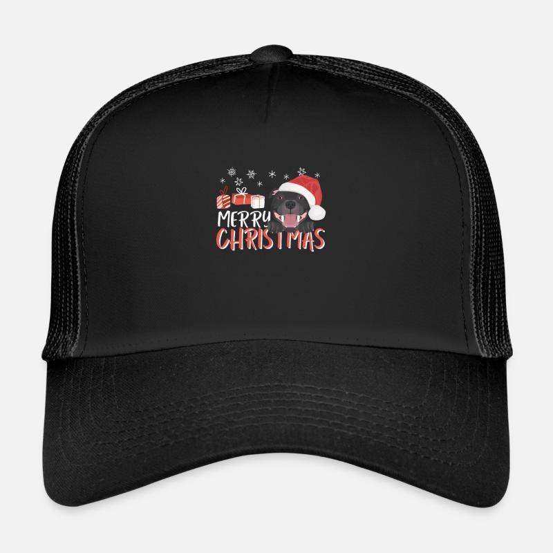 Staffordshire Bull Terrier Joyeux Noël Casquette trucker 