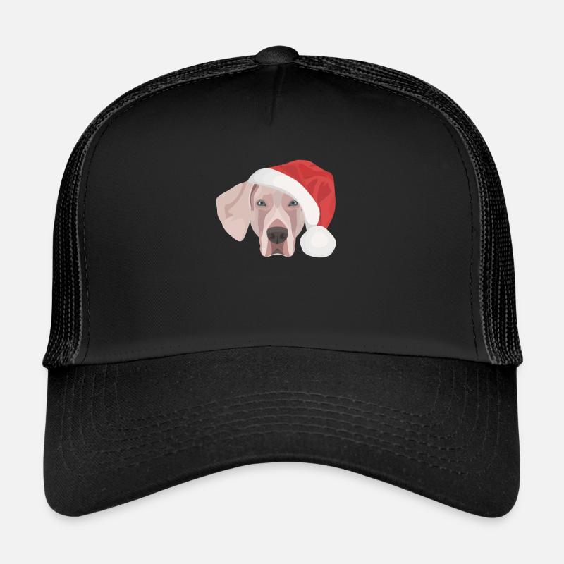Joyeux Noël Weimaraner Casquette trucker 