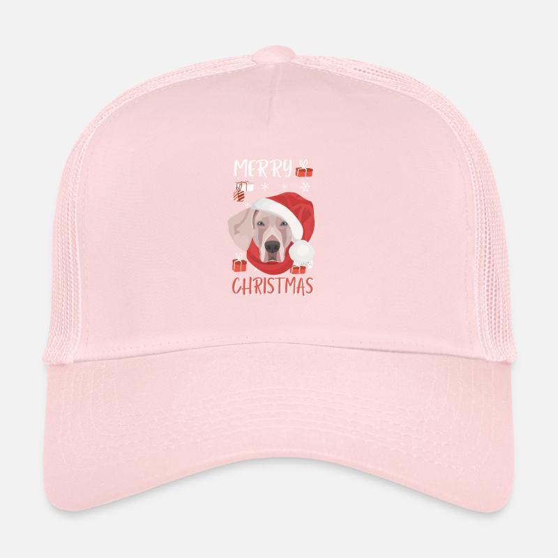 Joyeux Noël Weimaraner Casquette trucker 