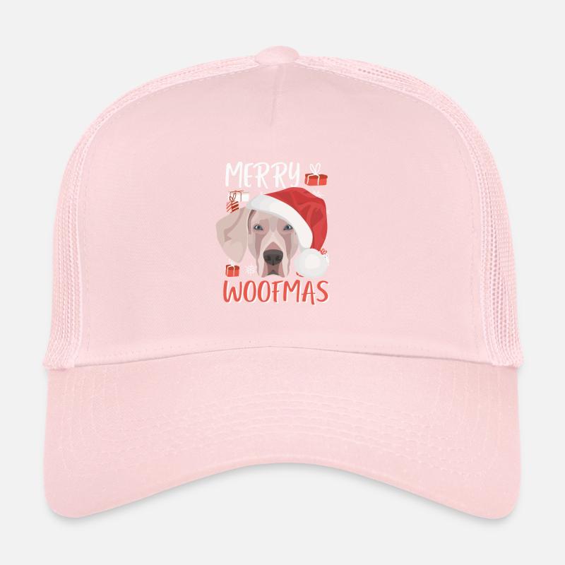 Joyeux Noël Weimaraner Casquette trucker 