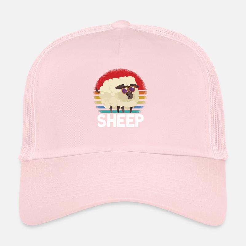 Sheep Sunglasses Trucker Cap