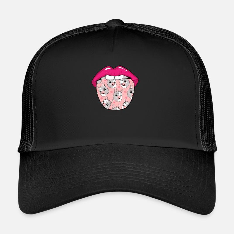 Lama Llama Tongue Trucker Cap