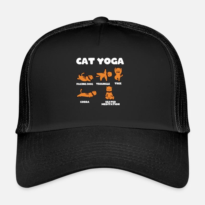 Cat Yoga Trucker Cap