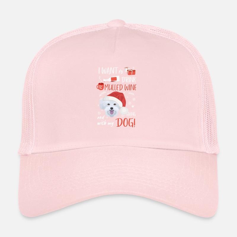 Vin chaud maltais Noël Casquette trucker 