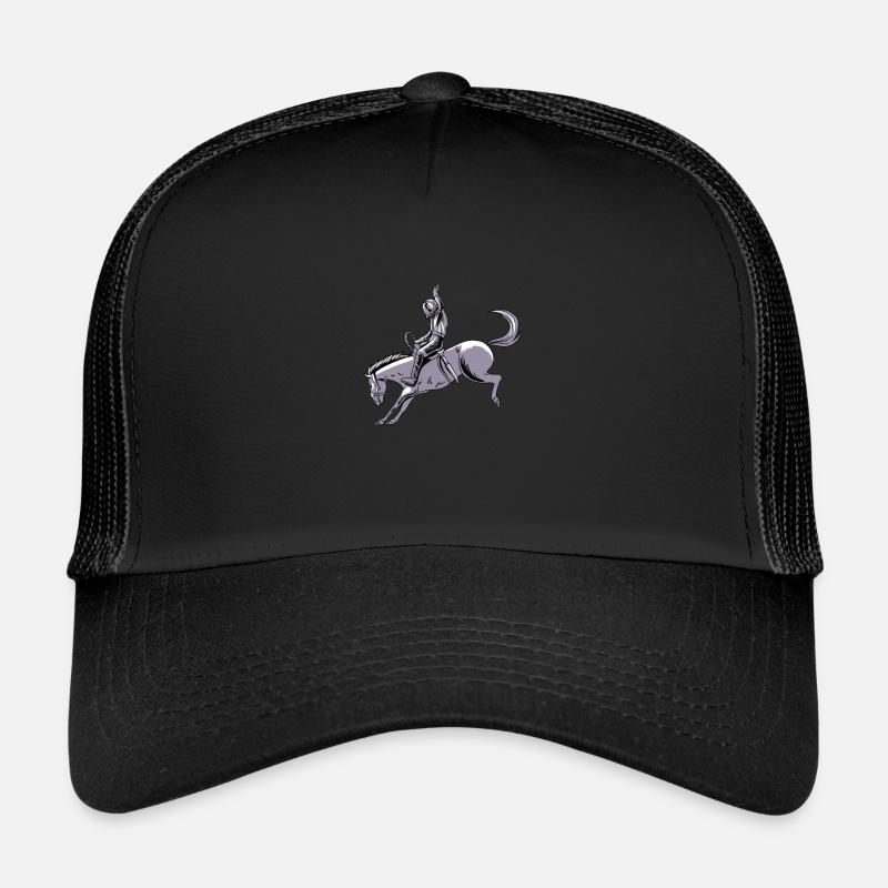Rodeo Cowboy Astronaut Trucker Cap