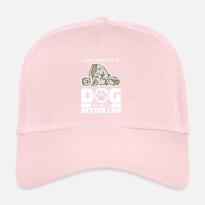 Geologist Stone Collector Dog Trucker Cap
