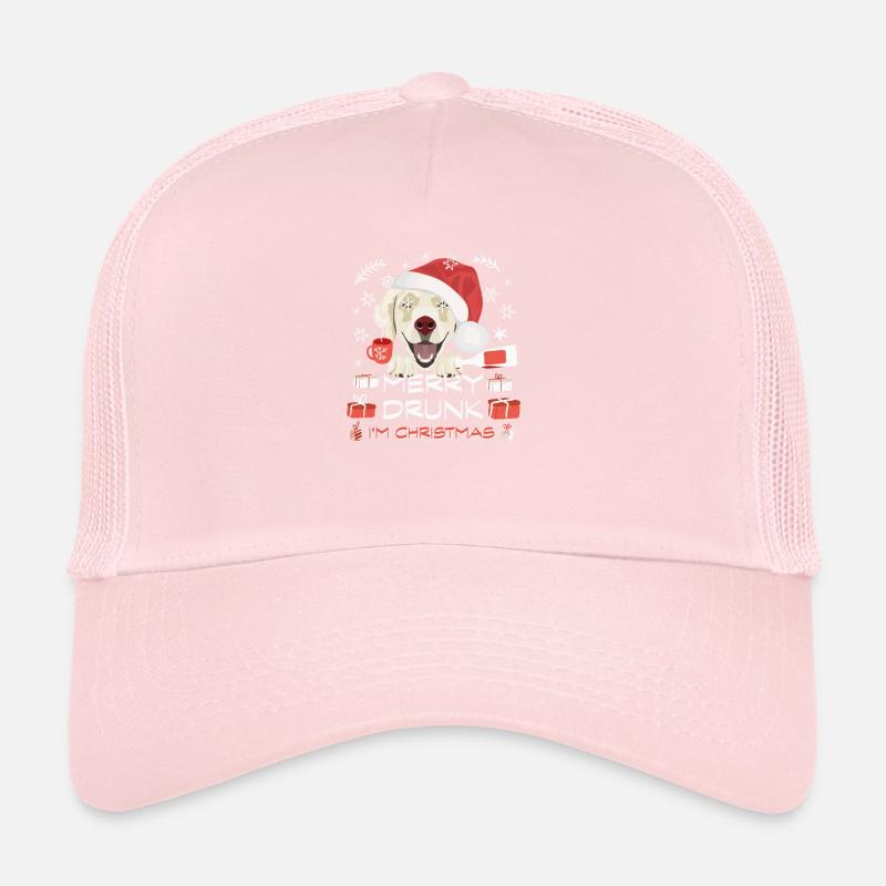 Marché de Noël Golden Retriever Casquette trucker 