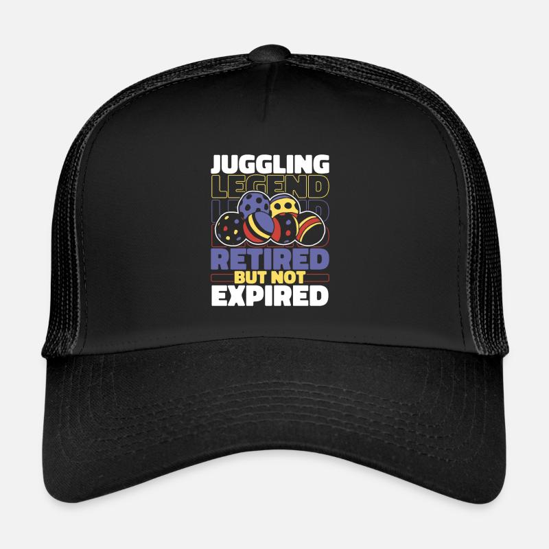 Retired juggling Trucker Cap