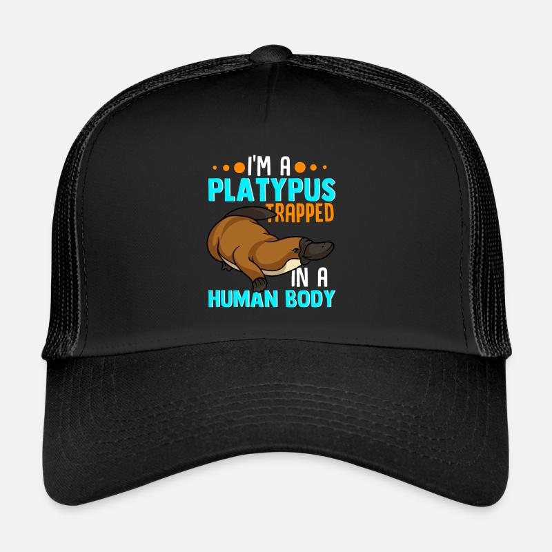 Je suis un ornithorynque dans le corps humain Platypus Lover Gift Casquette trucker 