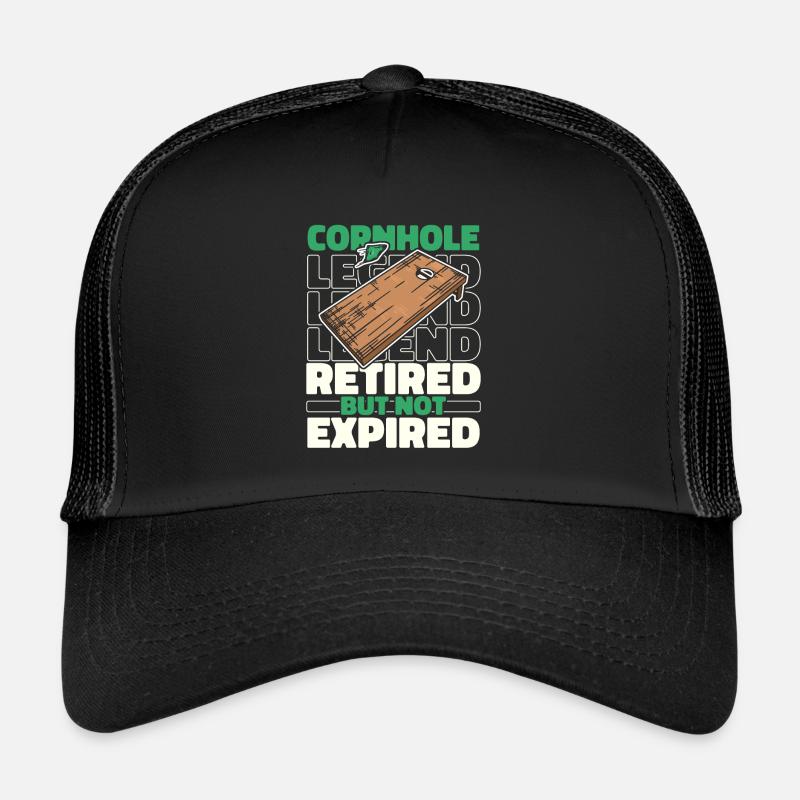 Cornhole Blind Hole Game à la retraite Casquette trucker 