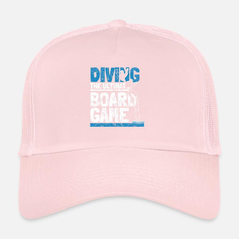 Diving Diver Board Game Trucker Cap
