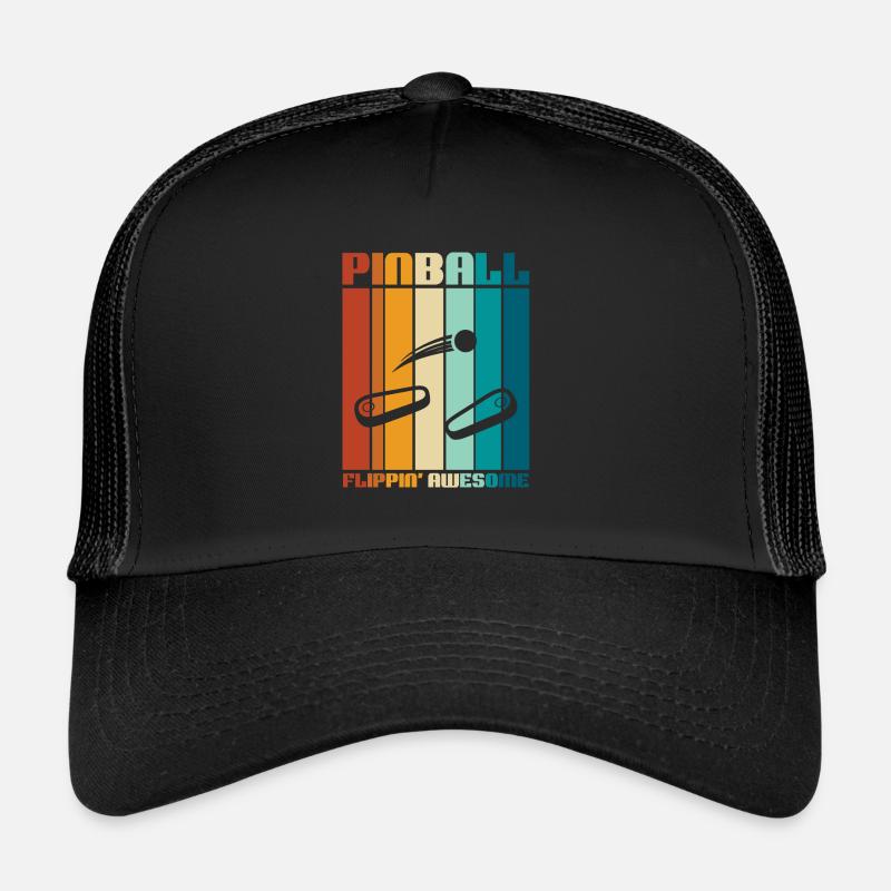 Pinball - Trucker Cap - Schwarz/Schwarz